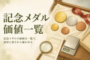記念メダルの価値一覧のアイキャッチ